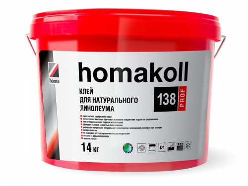 Glue for natural linoleum Homakoll 138 Prof