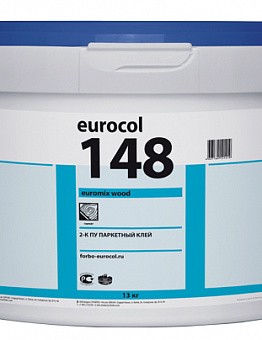 2-K polyurethane hard-elastic adhesive for all types of parquet 148 EUROMIX WOOD